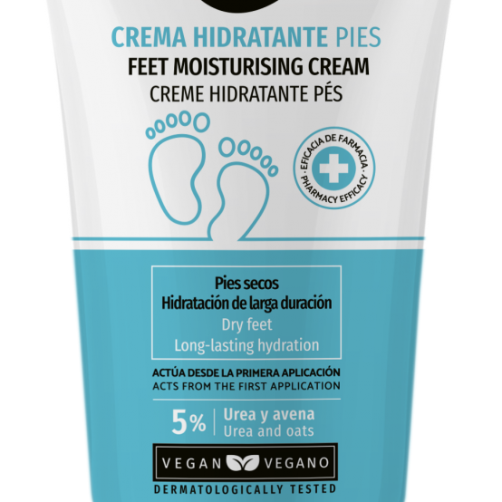 Crema hidratanta pentru picioare uscate, 5% uree si ovaz, 100 ml, Body Natur