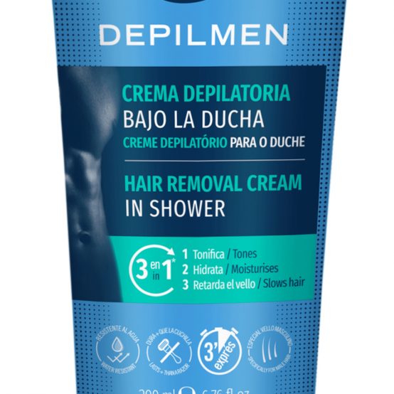 Crema depilatoare pentru dus 4 in 1, barbati, 200 ml, Body Natur
