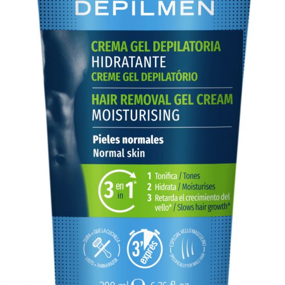 Crema depilatoare pentru corp, piele normala, barbati, 200 ml, Body Natur