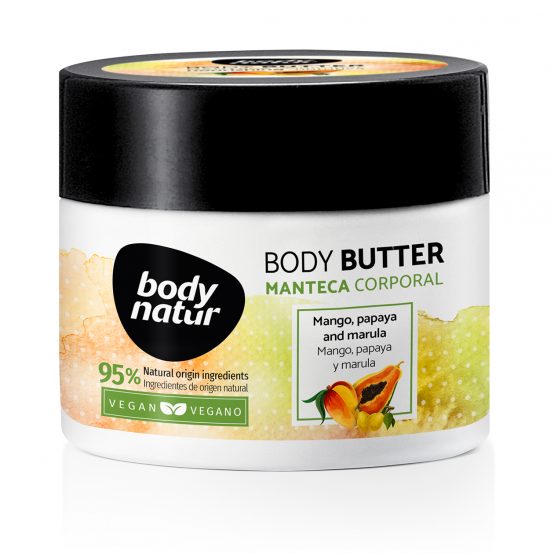 Unt de corp- mango, papaya si marula, 200 ml, Body Natur